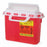 BD Patient Room Sharps Collectors with Counterbalanced Door - Patient Room Sharps Collector with Counterbalanced Door, Red, 2 gal. - 305422