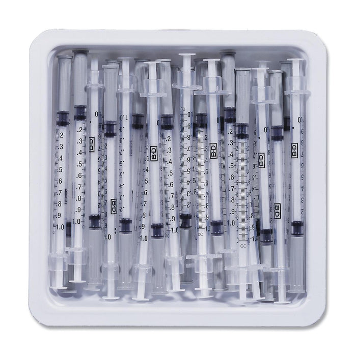 BD PrecisionGlide Allergist Tray - TRAY, ALRG, 1ML, 27GX3/8", INTRADERMAL B - 305541