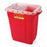 BD Extra-Large Sharps Collectors - Red Extra-Large Sharps Collector with Liquid Absorbing Pad and Slide Top, 19 gal. - 305609