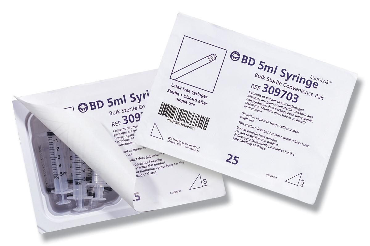 Luer-Lok Tip Syringe Convenience Tray by BD