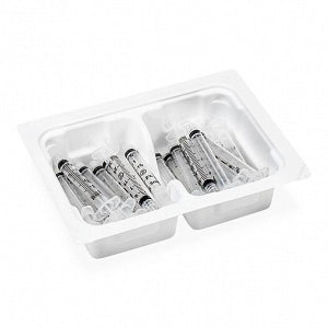 BD Luer-Lok Tip Syringe Convenience Tray - Pharmacy Tray with Luer Lock Syringe, 30 mL, 10/Tray - 305618