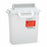 BD Sharps Containers - Sharps Collector with Clear Top, Red, 14 qt. - 305646