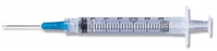 BD 3 mL Syringe / Needle Combinations with Luer-Lok Tips - 3 mL Luer Lock Syringe with 20G x 1" Needle - 309578