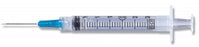 BD Luer-Lok Syringes with PrecisionGlide Needle - Luer Lock Syringe with Needle, 3 mL, 18G x 1-1/2" - 309580