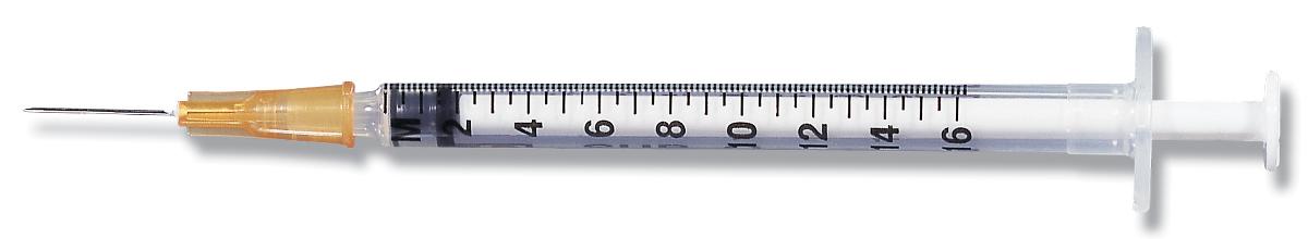 Syringe with PrecisionGlide Subcutaneous Needle by BD