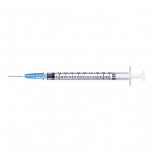 BD Tuberculin Syringes with Detachable Needle - TB Luer Slip Syringe, 1 mL, 25G x 5/8" - 309626