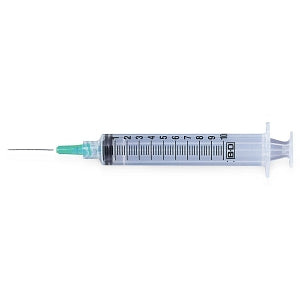 BD Syringe / Needle Combination with Luer-Lok Tip - Syringe with Needle and Luer Lock, 22G x 1" - 309640