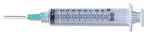 BD Syringe / Needle Combination with Luer-Lok Tip - Syringe with Needle and Luer Lock, 20G x 1" - 309644