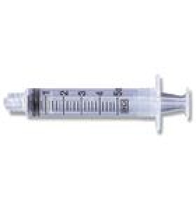 BD Sterile Luer-Lok Tip Syringes - Luer Lock Sterile Syringe, 5 mL, Single-Use - 309646