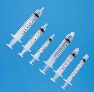 Becton Dickinson Luer Lock Euro Syringes - Luer Lock Syringe, Sterile, Disposable, 3 mL - 309658