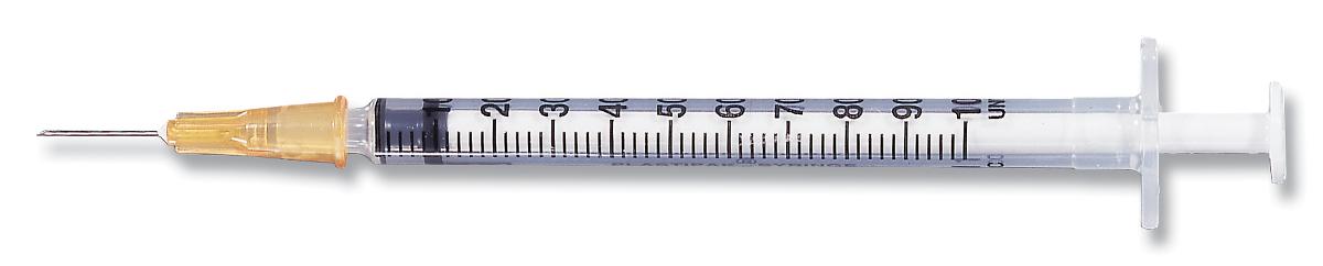 Insulin Syringe with Detachable Needle by BD