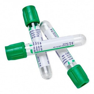 BD Vacutainer Lithium Heparin Plastic Blood Collection Tube - Vacutainer 3 mL 13 mm x 75 mm Lithium Heparin Plastic Blood Collection Tube - 366667