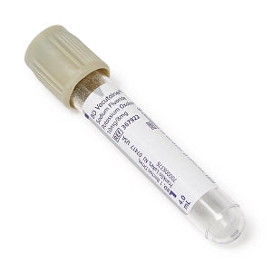 BD BD Vacutainer Sterile Plastic Fluoride Tubes - Plastic Vacutainer Fluoride Tube with Gray BD Hemogard Closure, Paper Label, 13 mm x 75 mm, 4 mL - 367922