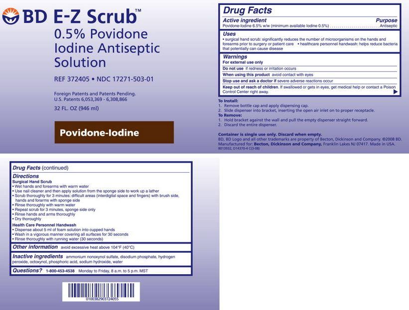 E-Z Scrub Foam 0.5% Povidone Iodine by BD