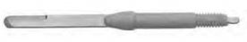 Beaver-Visitec Arthro-Lok Blades - 4 mm Arthro-Lok Blade, Flat Rounded Tip, Sharp on One Side, for Ophthalmology - 376481