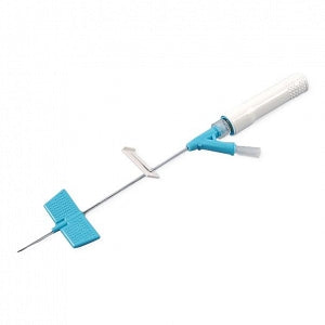 BD Saf-T-Intima PRN Adapter Integrated Safety Catheter System - Saf-T-Intima Integrated Catheter System with Removable PRN Adapter, Blue, 22G x 0.75" - 383322