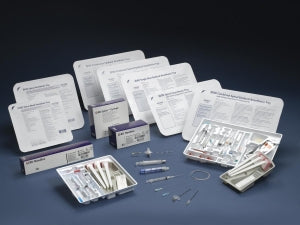 Becton Dickinson Whitacre Spinal Trays - Whitacre Spinal Tray with 24G x 3.5" Sprotte Needle, Lidocaine HCl, Epinephrine, Bupivacaine with Dextrose and Blue Drape - 405637