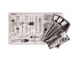 Becton Dickinson Whitacre Spinal Trays - Whitacre Spinal Tray with 25G x 3.5" High-Flow Whitacre Needle, Lidocaine HCl and Clear Drape - 405663