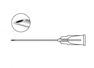 Beaver-Visitec International Retrobulbar Needles - Atkinson Anesthesia Cannula, Retrobulbar / Peribulbar, 0.6 mm x 32 mm - 585001