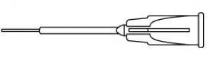 Beaver Visitec Ophthalmic Cannulas - 19G x 3/4" Shaft Lacrimal Cannula Attached to 23G x 1/2" Malleable Cannula - 585016