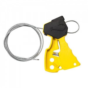 Brady Worldwide Original Cable Lockout - Cable Lockout, Yellow, 6' x 1/8" - 45192