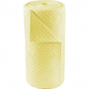 Brady Worldwide BASIC Chemical Absorbent Rolls - Basic Perforated Rolls, 30" x 150", Heavy - BRH150