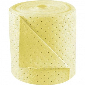 Brady Worldwide BASIC Chemical Absorbent Rolls - Basic Perforated Rolls, 30" x 150", Heavy - BRH152