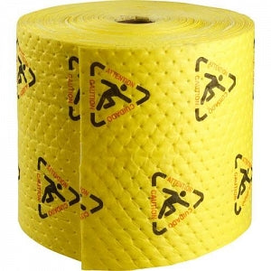 Brady Wor BRIGHTSORB High Visibility Absorbent Rolls - Brightsorb High-Visibility Perferated Roll, 5" x 150" - CH15P