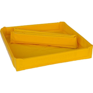 Brady Worldwide Foam Wall Spill Berms - Foam Wall Spill Berm, Yellow, 4" x 18" x 18" - FW181804-Y