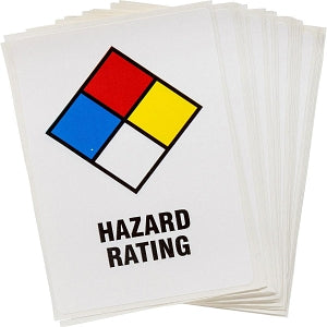 Brady Worldwide Hazard Id Hazard Rating Signs - Hazard Rating Sign With Picture - LH615E