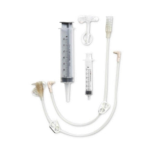 Avanos Medical MIC-KEY Low-Profile Feeding Tube Kits - MIC-KEY Gastrostomy Feeding Tube Kit with Balloon, 12 Fr, 2.3 cm Stoma Length - 0120-12-2.3