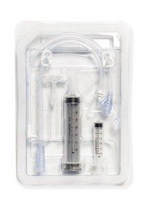 Avanos Medical MIC-KEY Low-Profile Feeding Tube Kits - MIC-KEY Gastrostomy Feeding Tube Kit with Balloon, 14 Fr, 2.5 cm Stoma Length - 0120-14-2.5