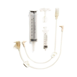 Avanos Medical MIC-KEY Low-Profile Feeding Tube Kits - MIC-KEY Gastrostomy Feeding Tube Kit with Balloon, 24 Fr, 3 cm Stoma Length - 0120-24-3.0