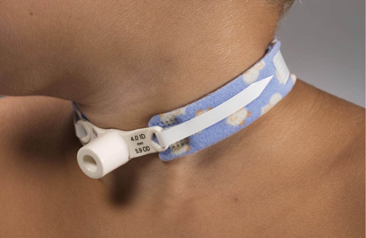 PediPrints Tracheostomy Tube Holder by Dale Medical