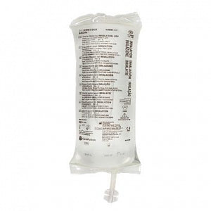 Vyaire Flexible Sterile Water Bags - Sterile Water Bags, 1, 000 mL, Inhalation - 2D0735X