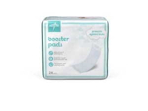 Medline Thin Booster Diaper Liners - Thin Booster Diaper Liner, 3.5" x 11.5" - BBP326015