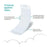 Medline Thin Booster Diaper Liners - Thin Booster Diaper Liner, 3.5" x 11.5" - BBP326015