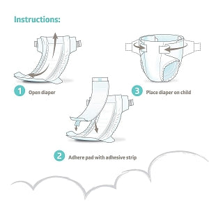 Medline Thin Booster Diaper Liners - Thin Booster Diaper Liner, 3.5" x 11.5" - BBP326015