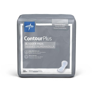 Medline ContourPlus Bladder Control Pads - ContourPlus Bladder Control Pad for Incontinence, Maximum, 6.5" x 13.5" - BCPE02Z