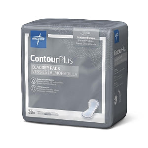 Medline ContourPlus Bladder Control Pads - ContourPlus Bladder Control Pad for Incontinence, Maximum, 6.5" x 13.5" - BCPE02Z