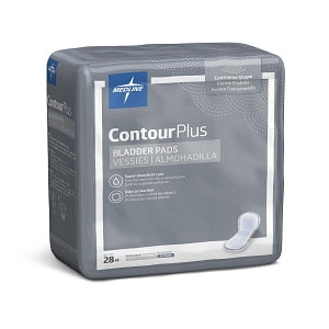 Medline ContourPlus Bladder Control Pads - ContourPlus Bladder Control Pad for Incontinence, Ultimate, 8" x 17" - BCPE03Z