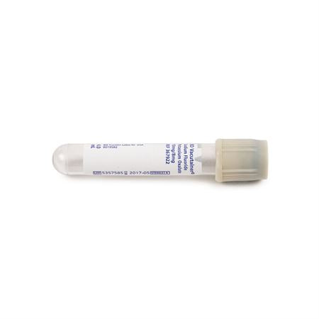 BD Vacutainer Sodium Fluoride - Gray - 13 x 75mm 4mL