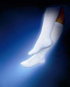 BSN Medical Jobst Over-The-Calf Support Socks - Over-the-Calf Support Socks, Men / Women, White, Size S - 110831