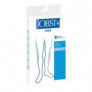 BSN Medical Jobst Knee-High Closed-Toe Compression Stockings - Knee High Compression Stocking, Closed Toe, Size XL, Beige, 15 - 20 mmHg - 114809