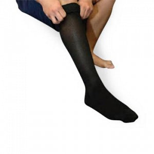 BSN Medical Jobst Knee-High Closed-Toe Compression Stockings - Men's Knee High Compression Stocking, Closed Toe, Size M, Black, 20 - 30 mmHg - 115089