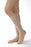 BSN Medical Open Toe Vascular Support Stockings - Open Toe Compression Stocking, Knee High, 20 to 30 mmHg, Beige, Size XL - 115483