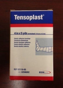 BSN Medical Tensoplast Elastic Adhesive Bandage - Tensoplast Elastic Adhesive Bandage, White, 4" x 5 yd. - 02596002