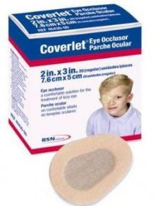 BSN Medical Orthopaedic Soft Goods & Braces - COVERLETE, EYE OCCLUSORS, REGULAR, 2"X3", NS - 46430