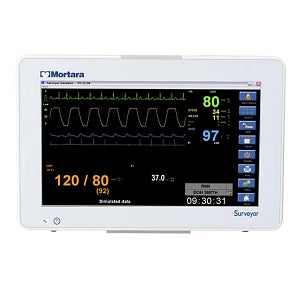 Burdick Surveyor Patient Monitoring System - Patient Monitor for ECG, BP, Temperature, and SPO2 - SUR12-MAC-XXXAX