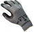 Best Mfg Atlas Fit Flat Dipped Natural Rubber Gloves - Industrial Gloves with Black Rubber Palm and Gray Liner, Size 7/Small - 300BS-07